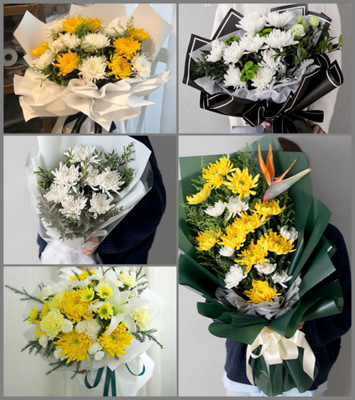 安徽滁州市明光市张八岭镇岭北村白事花束代送